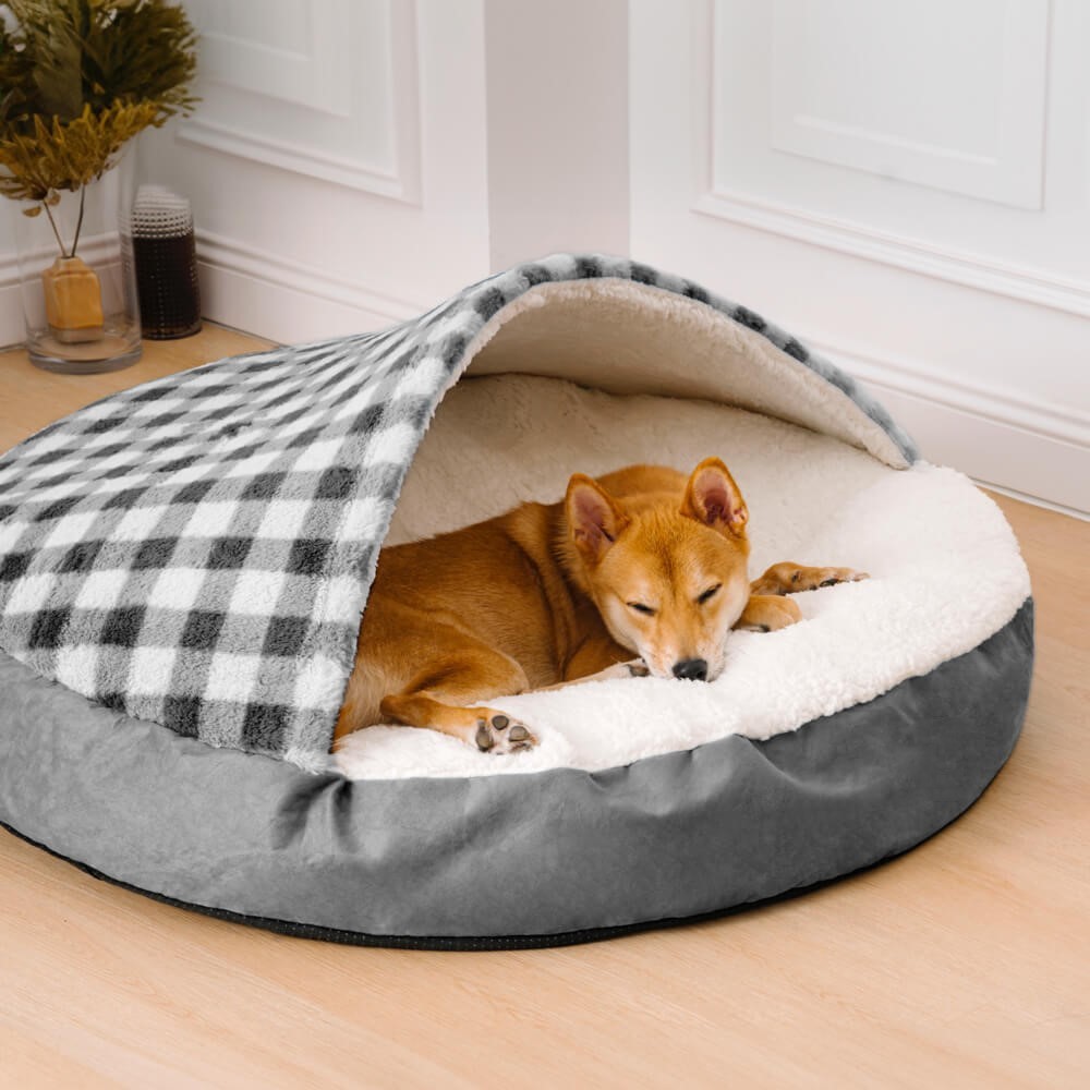 Plush Pet Nest - Grandiose Universal Dog and Cat Bed - Woofcuties