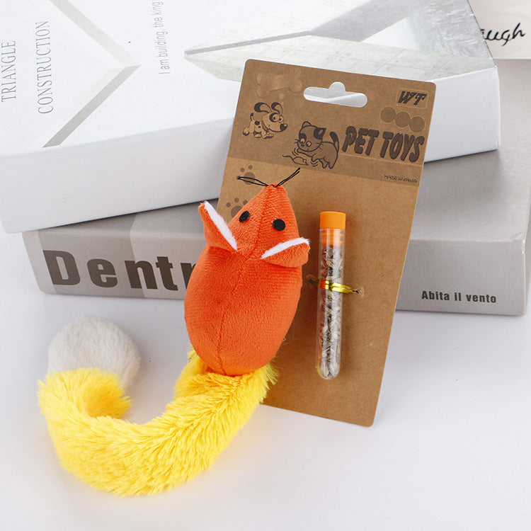 Long Tail Mouse Cat Teaser Toy - Woofcuties