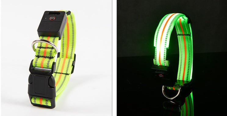 Brilliant Fiber Optic Pet Collar - Woofcuties