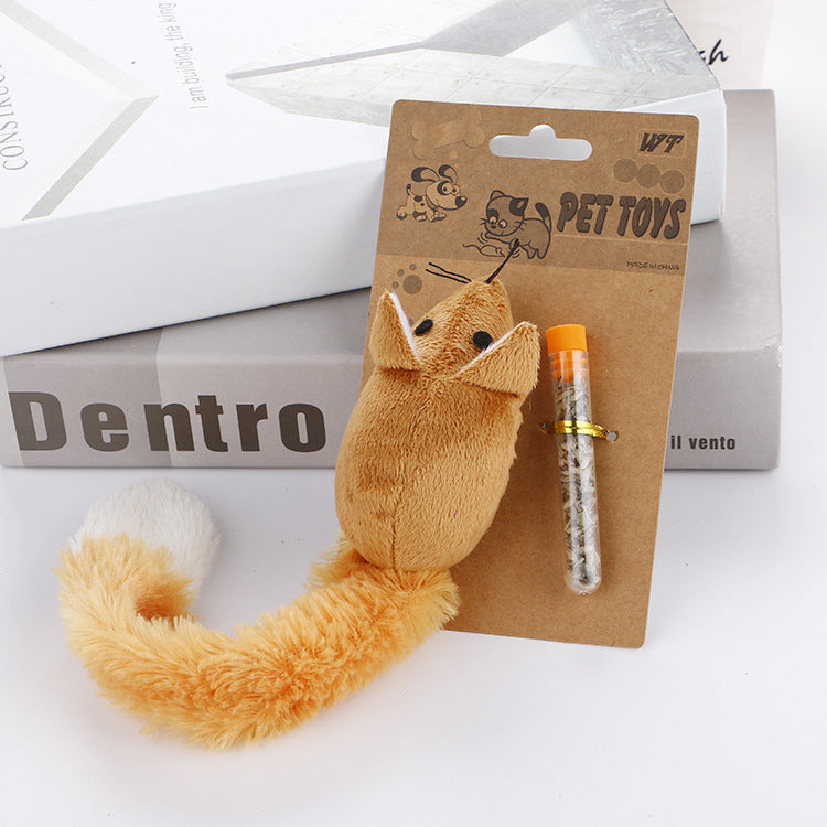 Long Tail Mouse Cat Teaser Toy - Woofcuties