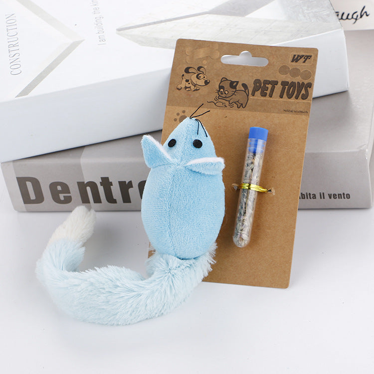 Long Tail Mouse Cat Teaser Toy - Woofcuties