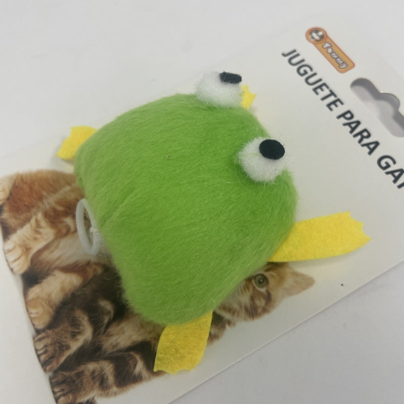 Electric Frog Cat Toy - Woofcuties