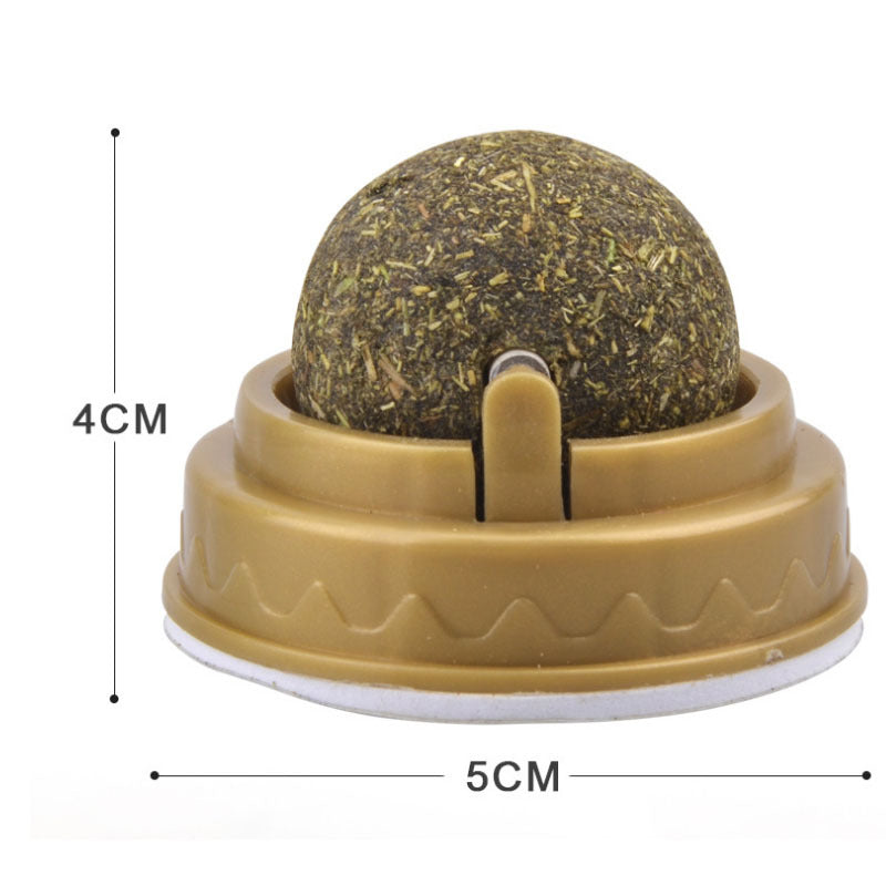 Catnip Balls - Rotary Molar Teeth Cleaning Cat Treats - Woofcuties