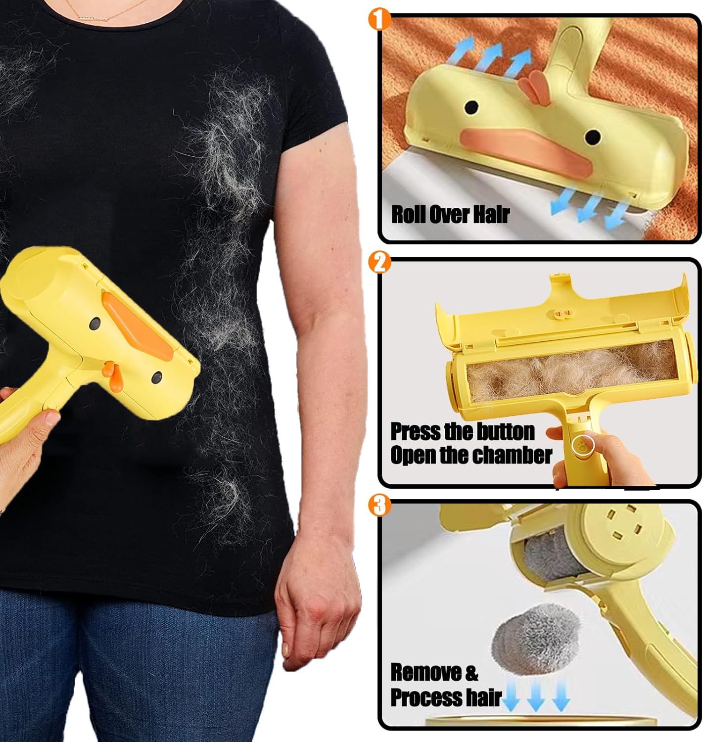 Pet Hair Remover - Premium Multi-Surface Fur Cleaning Tool - Woofcuties