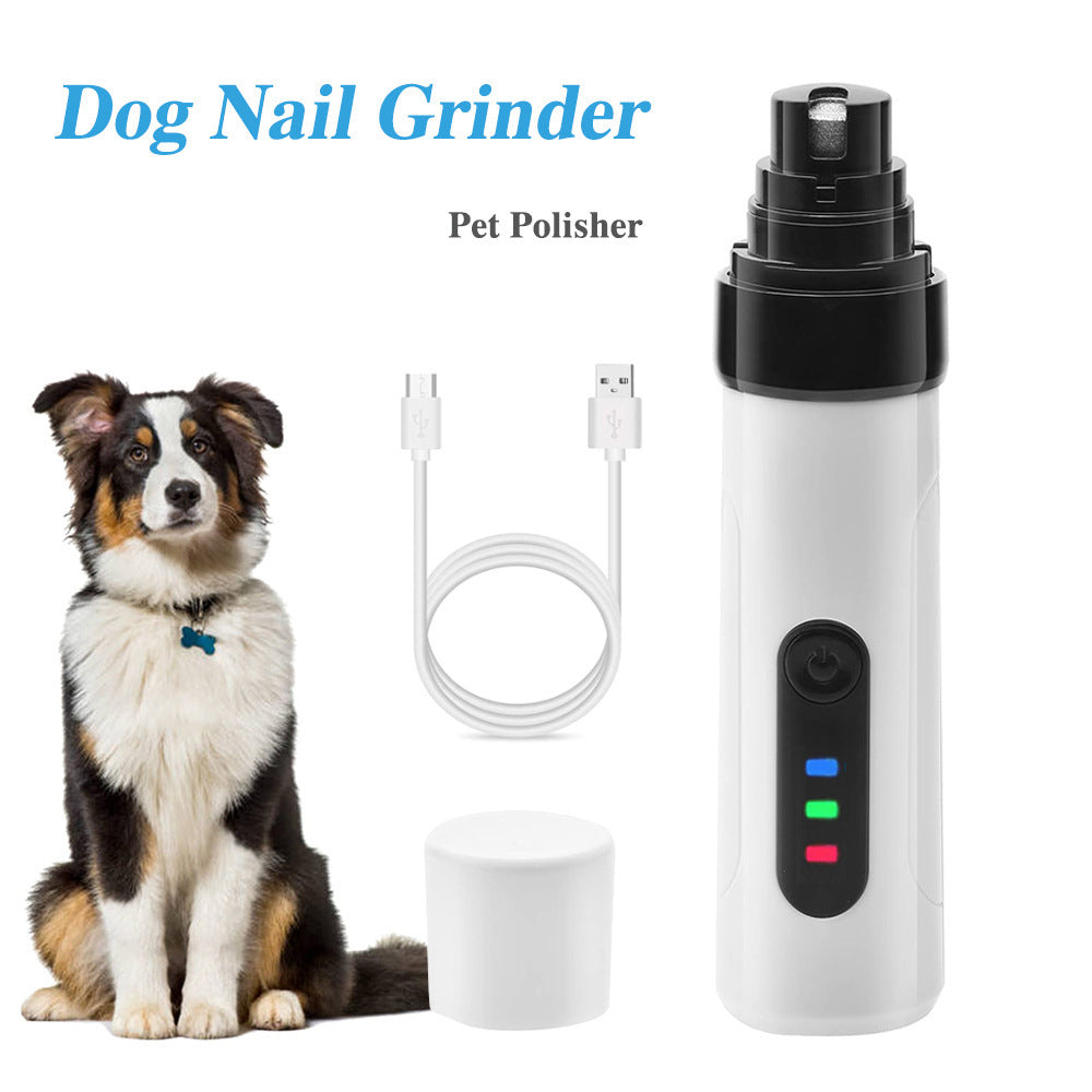 Electric Nail Clippers & Grinder - Premium Rechargeable Pet Grooming Tool - Woofcuties