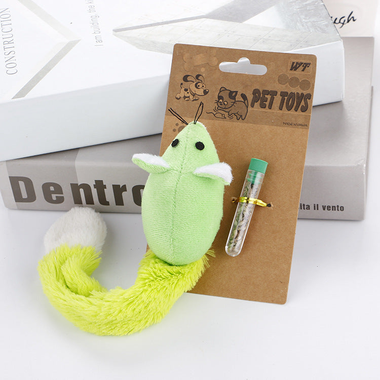 Long Tail Mouse Cat Teaser Toy - Woofcuties