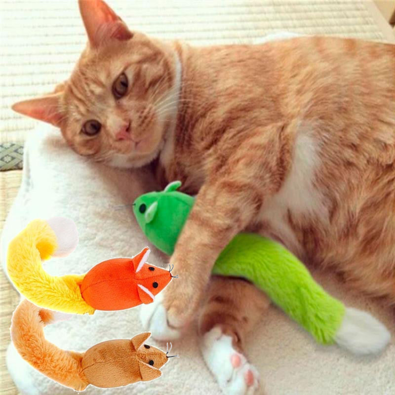 Long Tail Mouse Cat Teaser Toy - Woofcuties