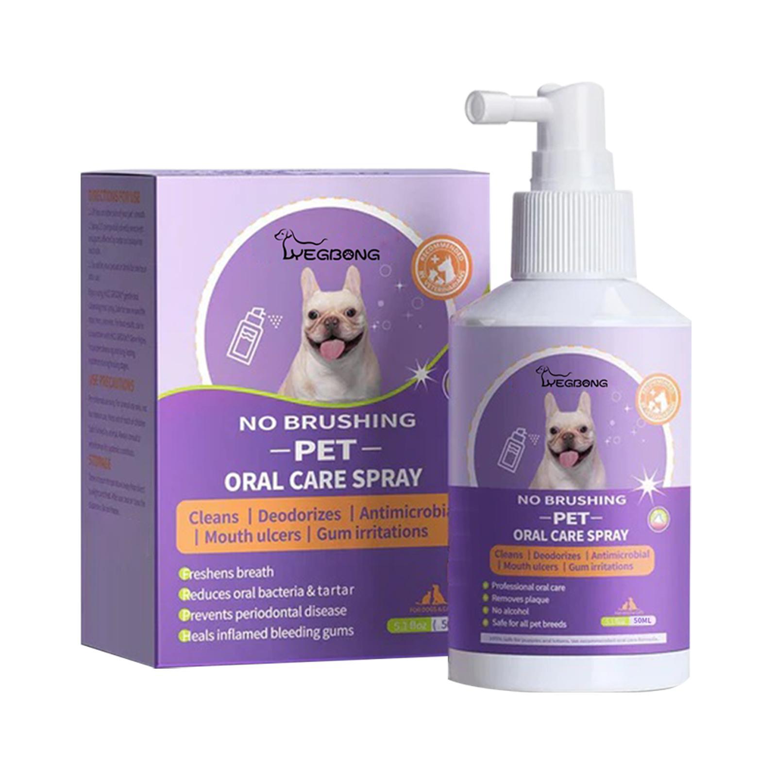 Premium Oral Care for Pets - Teeth Cleaning Spray for Pets - Woofcuties