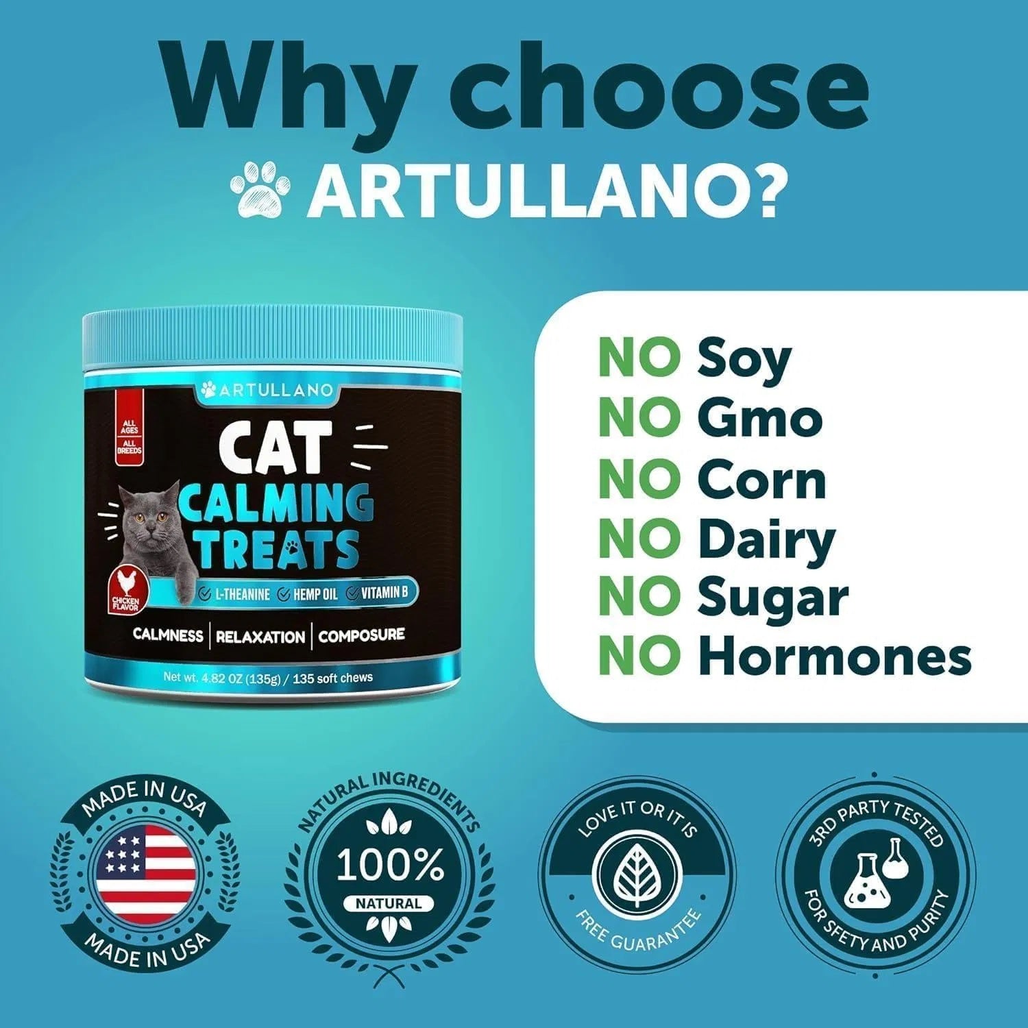 Premium Hemp Serenity Treats - Stress Relief with Melatonin - Woofcuties