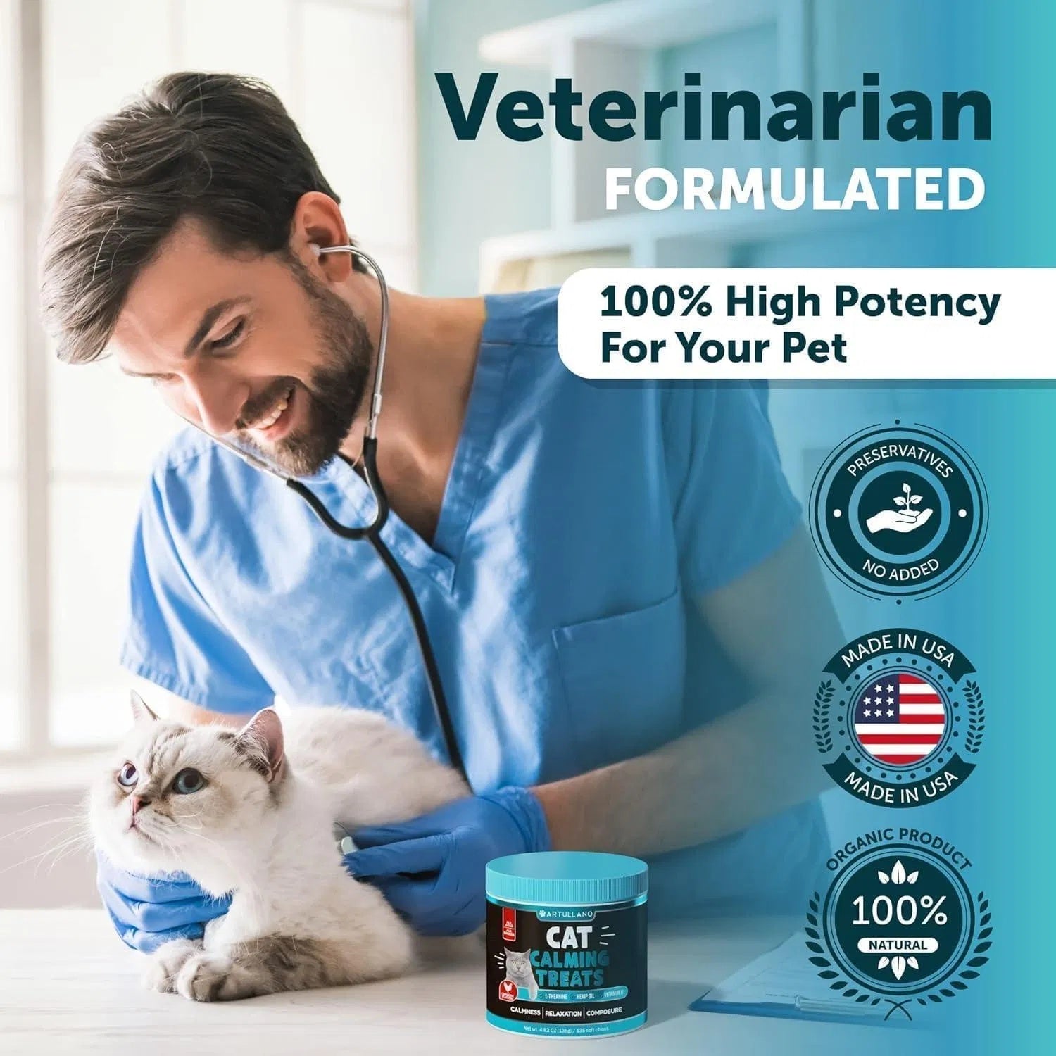 Premium Hemp Serenity Treats - Stress Relief with Melatonin - Woofcuties