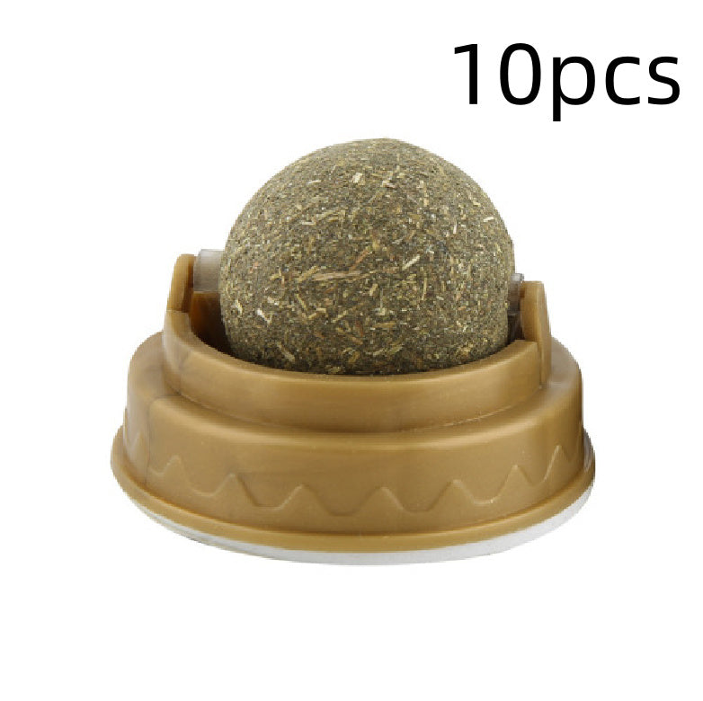 Catnip Balls - Rotary Molar Teeth Cleaning Cat Treats - Woofcuties
