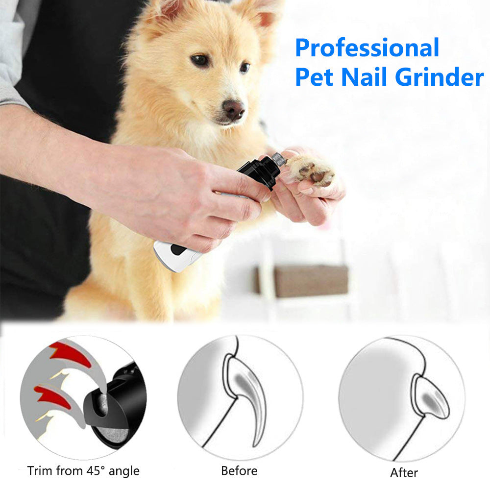 Electric Nail Clippers & Grinder - Premium Rechargeable Pet Grooming Tool - Woofcuties