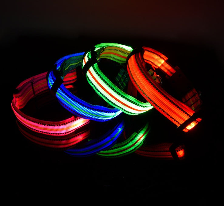 Brilliant Fiber Optic Pet Collar - Woofcuties