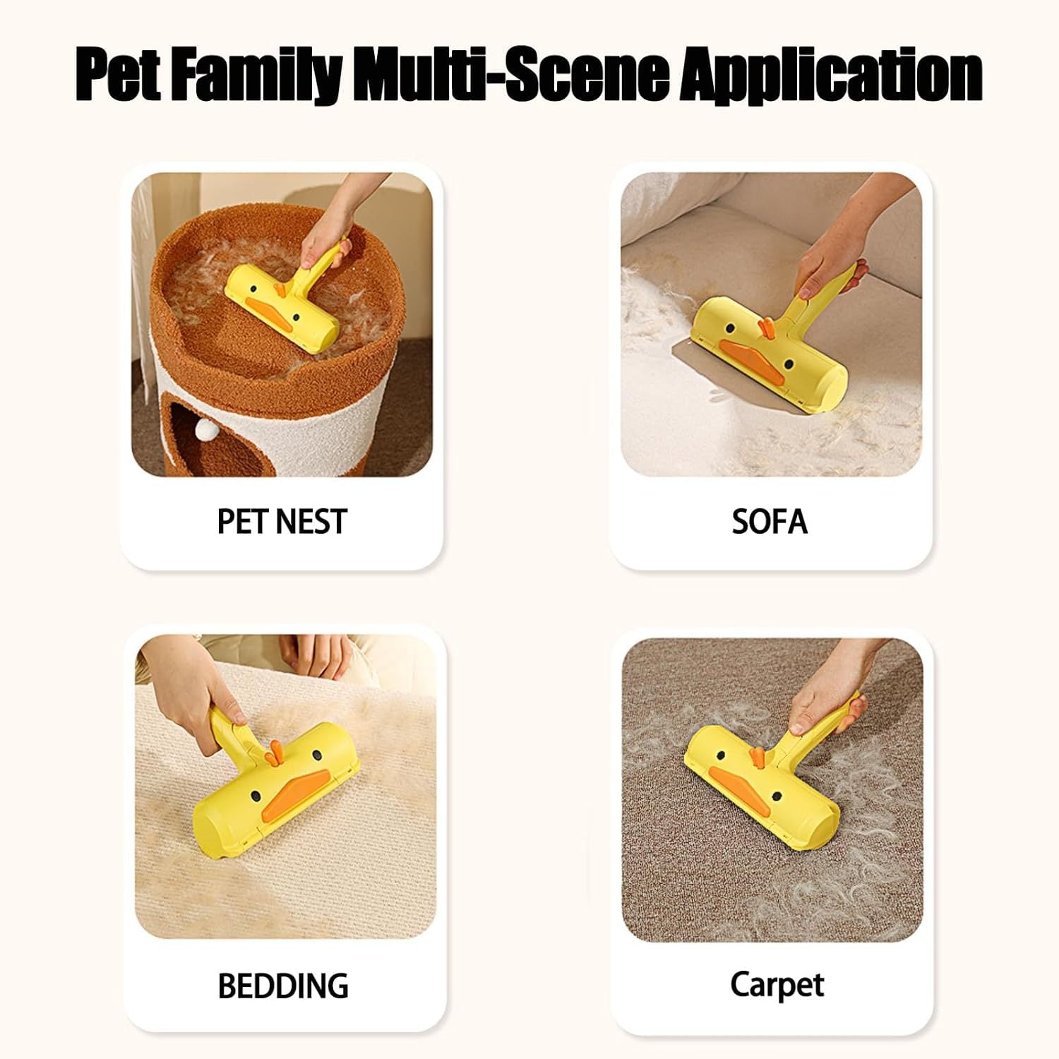 Pet Hair Remover - Premium Multi-Surface Fur Cleaning Tool - Woofcuties
