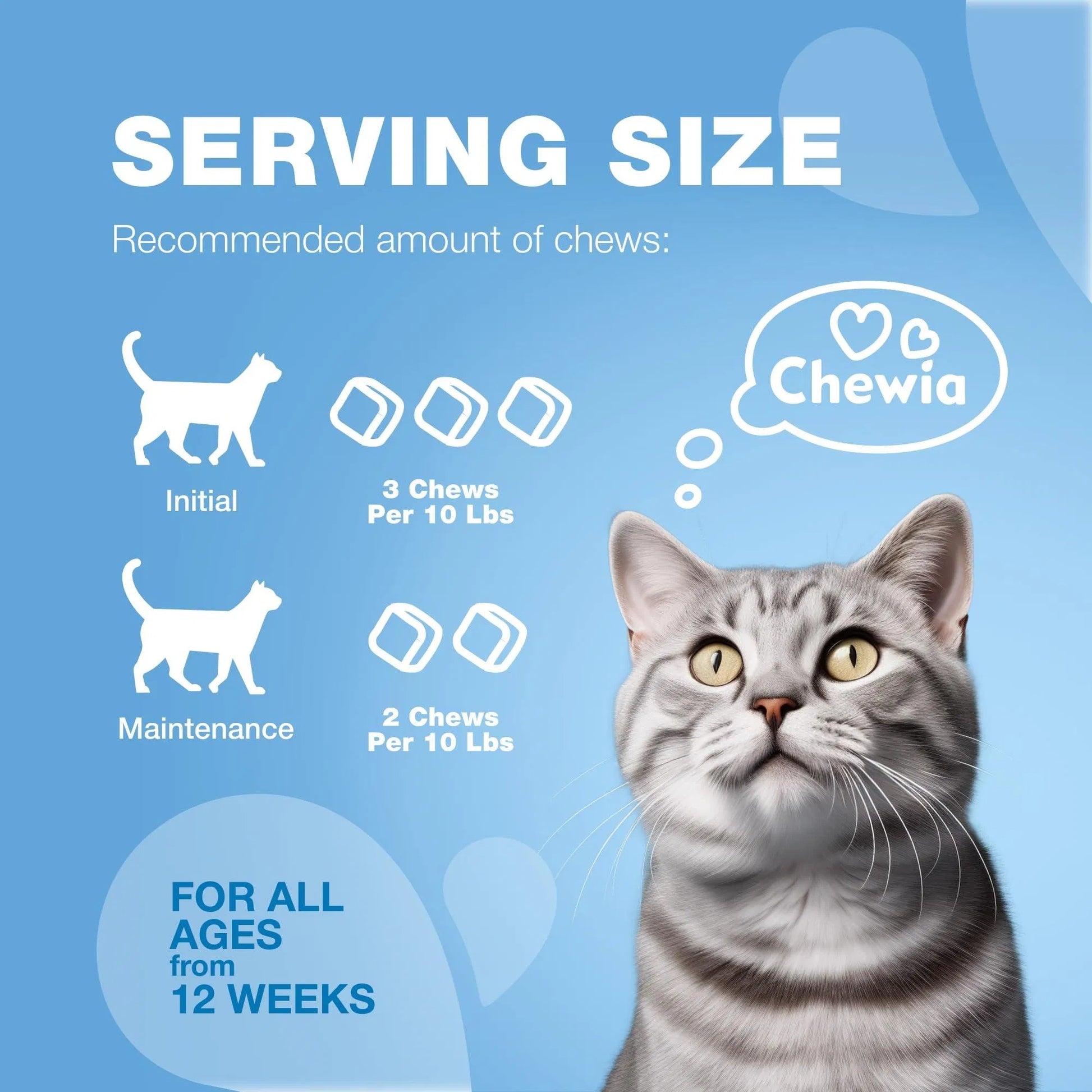 Premium Hemp Calming Care Treats - Premium Melatonin Soft Chews for Cats - Woofcuties