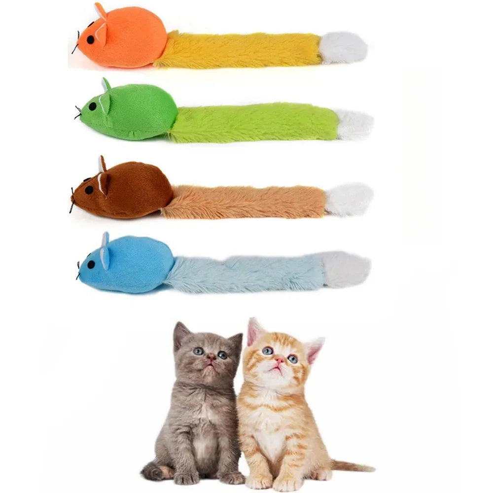 Long Tail Mouse Cat Teaser Toy - Woofcuties