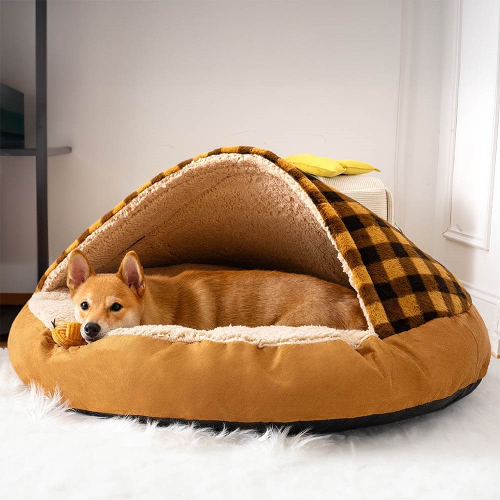 Plush Pet Nest - Grandiose Universal Dog and Cat Bed - Woofcuties