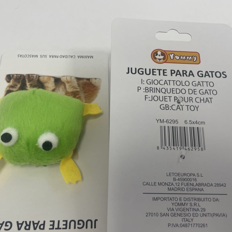 Electric Frog Cat Toy - Woofcuties