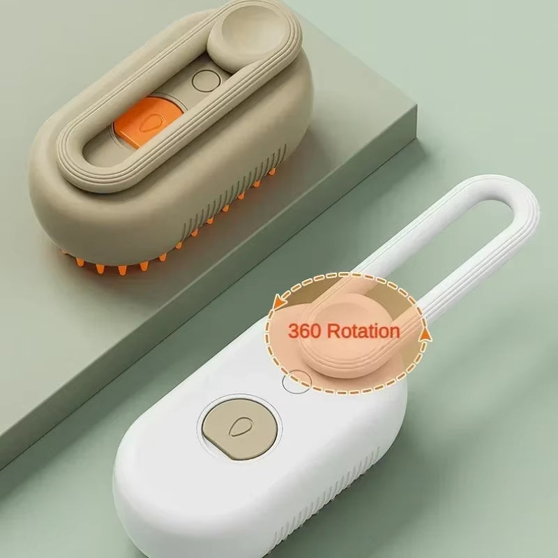 Steam Pet Brush - Premium 3-in-1 Massage and Grooming Tool - Woofcuties