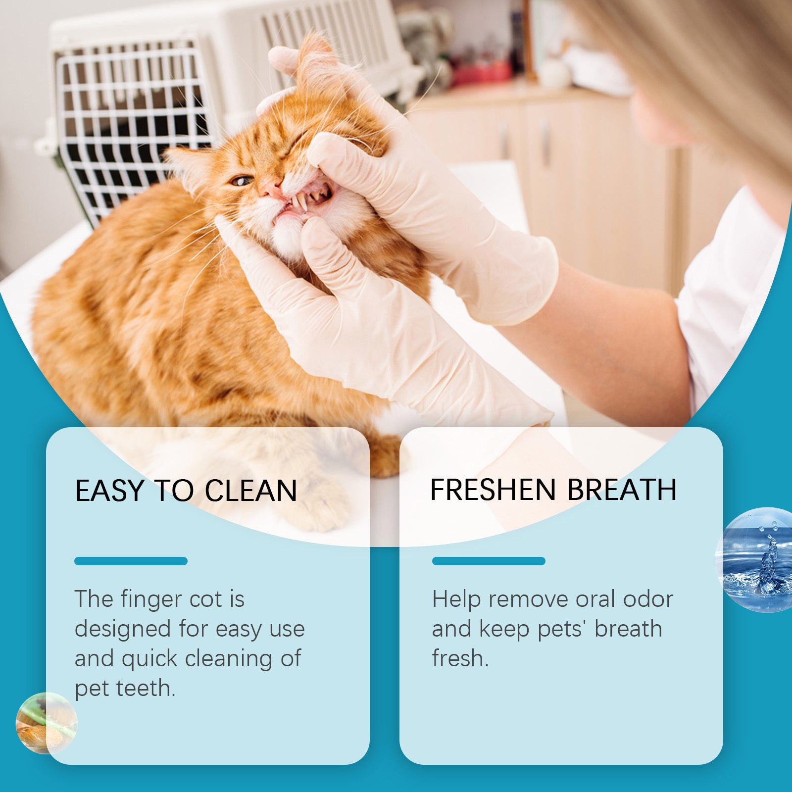 Pet Dental Finger Cots - Premium Teeth Cleaning and Plaque Care - Woofcuties