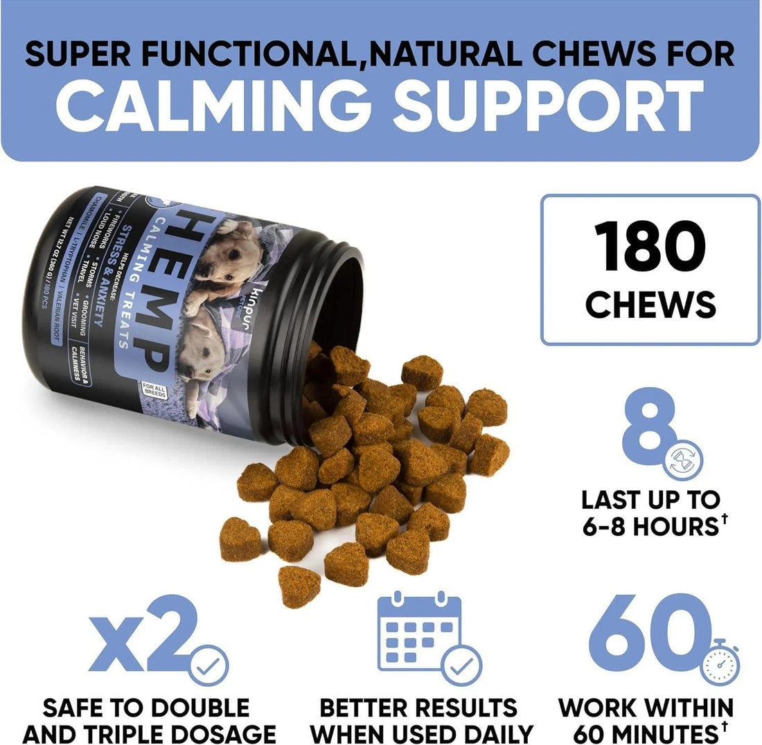 Hemp Bliss Calming Chews – Safe, Grain‑Free Anxiety Support for Dogs
