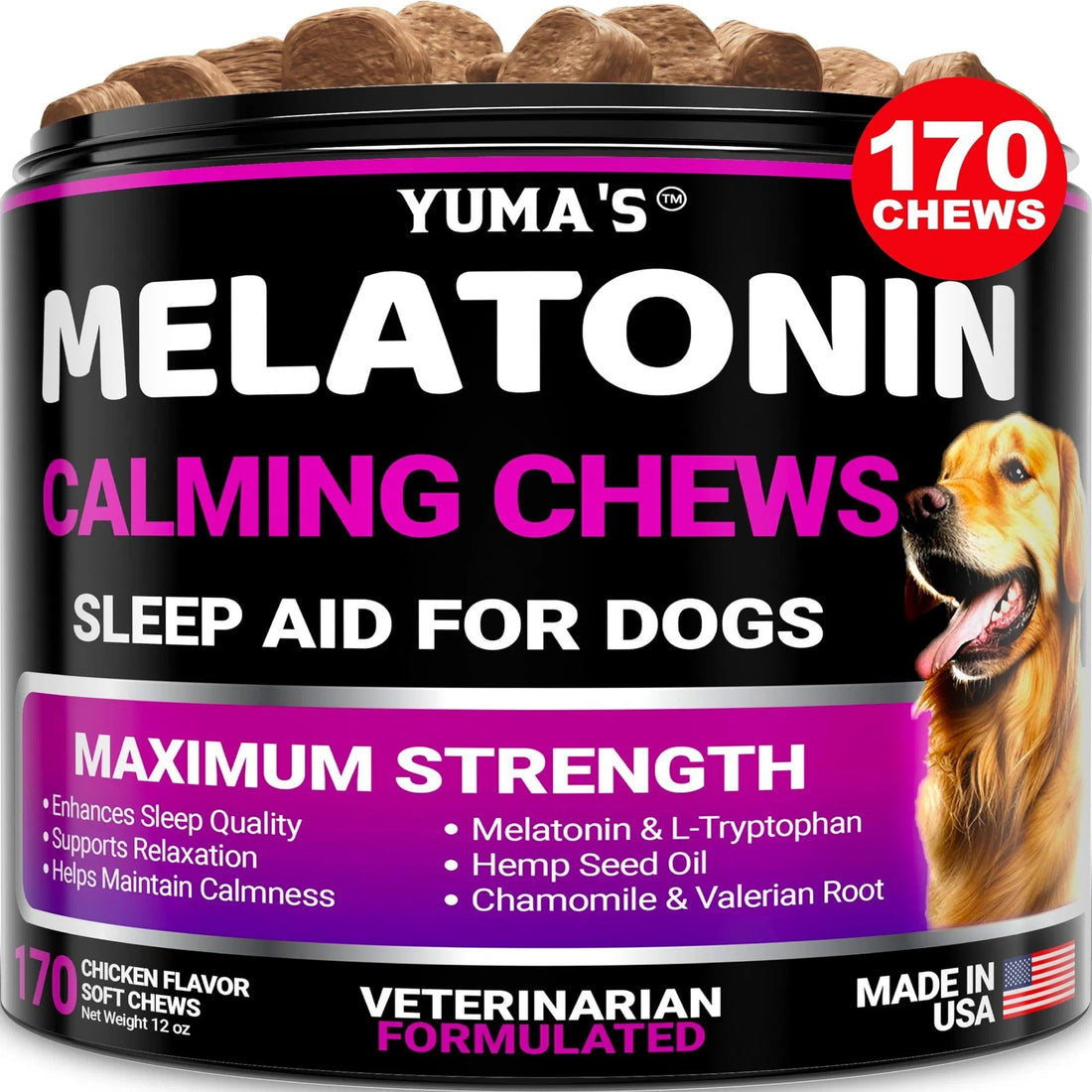 Artisanal Melatonin Calming Chews: Stress and Anxiety Relief for Dogs in 2025