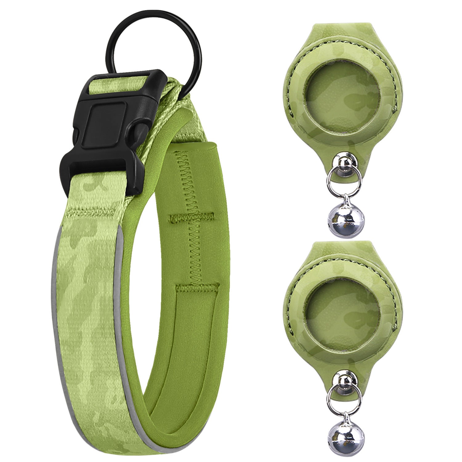 Splendid Leather AirTag Pet Collar Case - Woofcuties