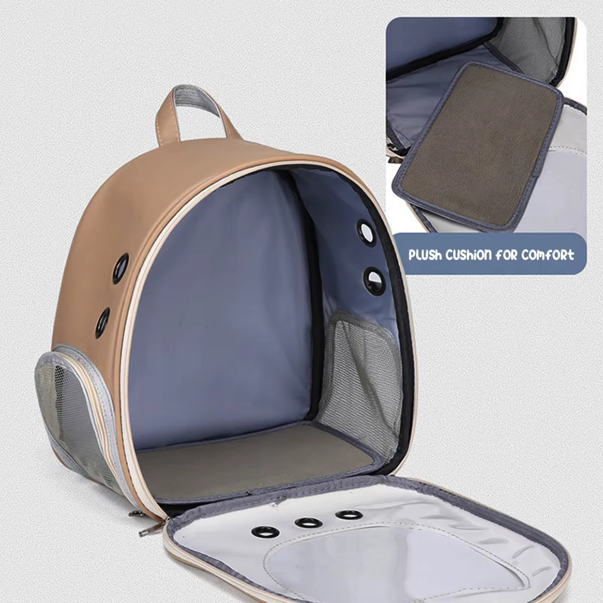 Luxuriant Opulent Breathable Pet Travel Pack - Woofcuties