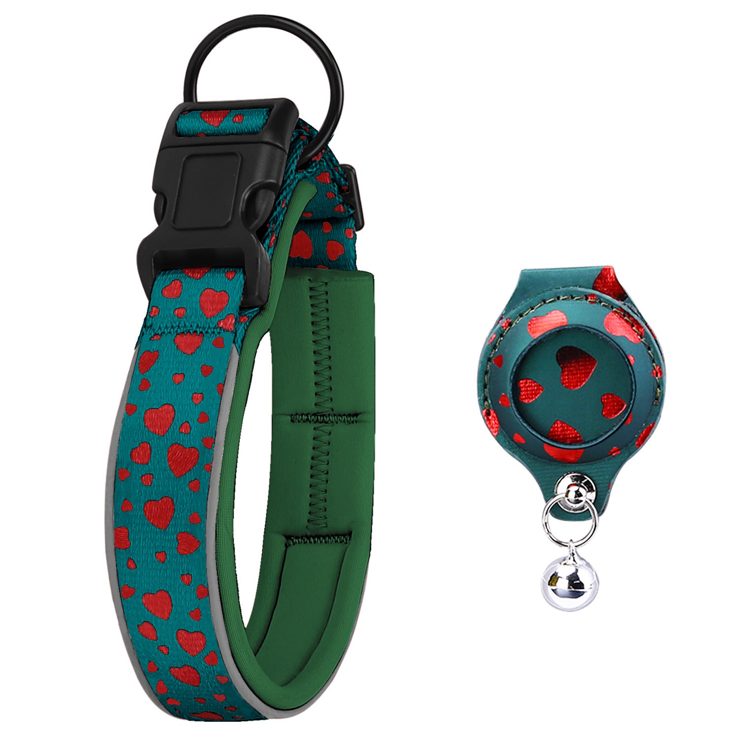 Splendid Leather AirTag Pet Collar Case - Woofcuties