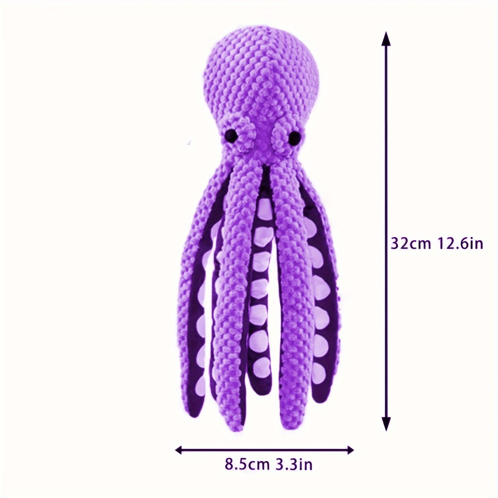 Six-Clawed Fish Plush Toy - Premium Squeaky Pet Chew Toy - Woofcuties
