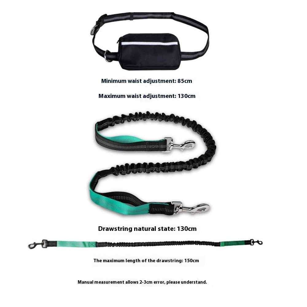 Opulent Hands-Free Retractable Leash - Woofcuties