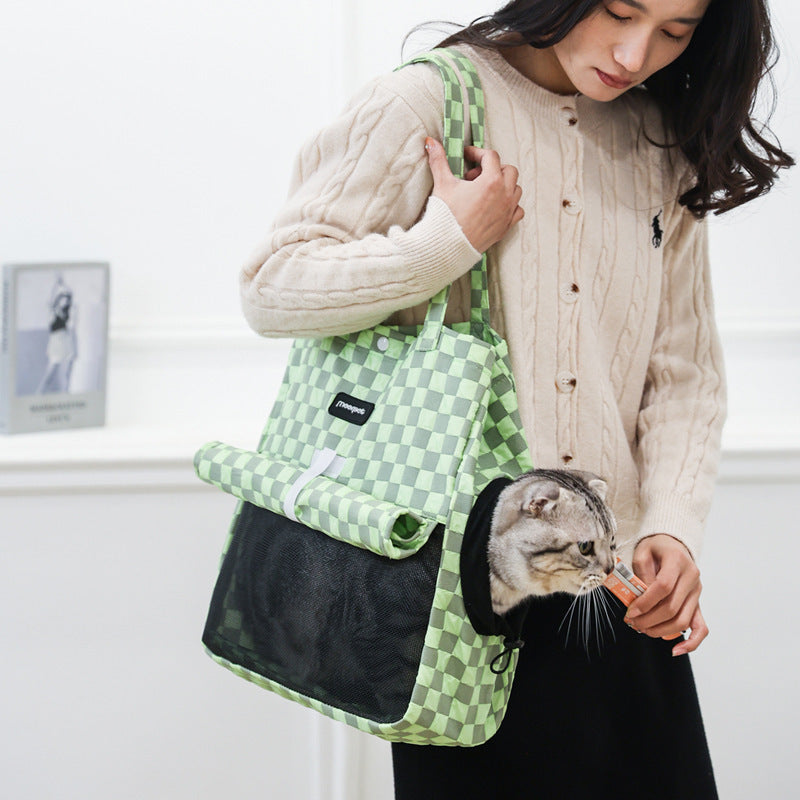 Luxuriant Sleek Portable Cat Pouch - Woofcuties