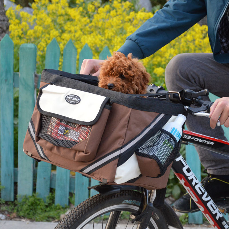 Luxuriant Elite Pet Bicycle Carrier - Woofcuties
