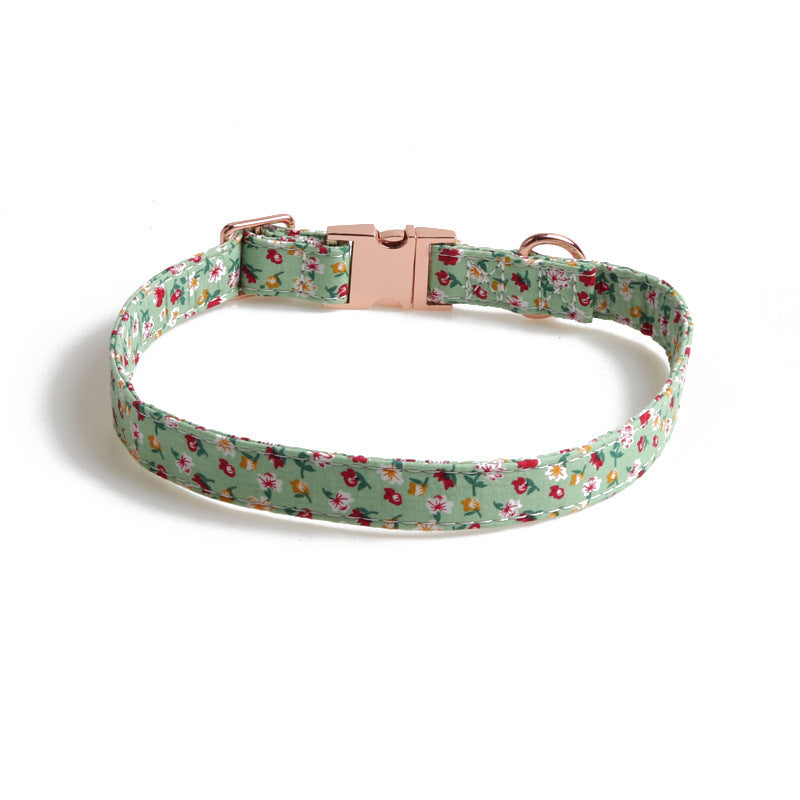 Sleek Metal Bow Pet Collar - Woofcuties