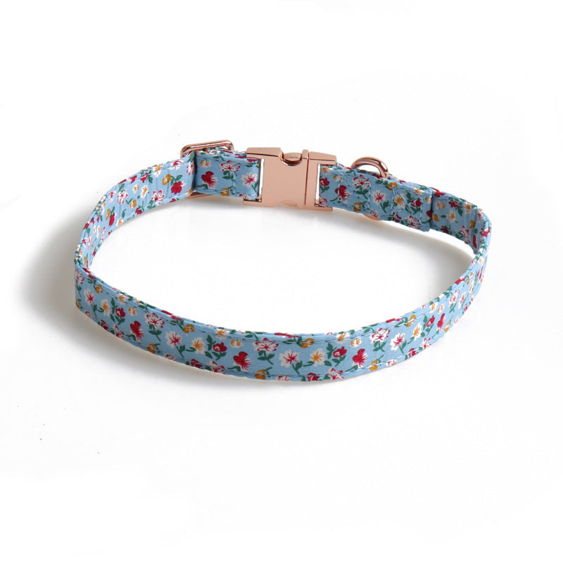 Sleek Metal Bow Pet Collar - Woofcuties