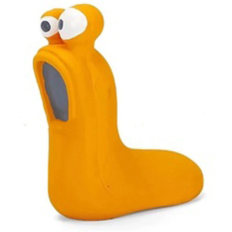 Pet Dog Rubber Latex Vocal Toy (Snail/Caterpillar) - Woofcuties