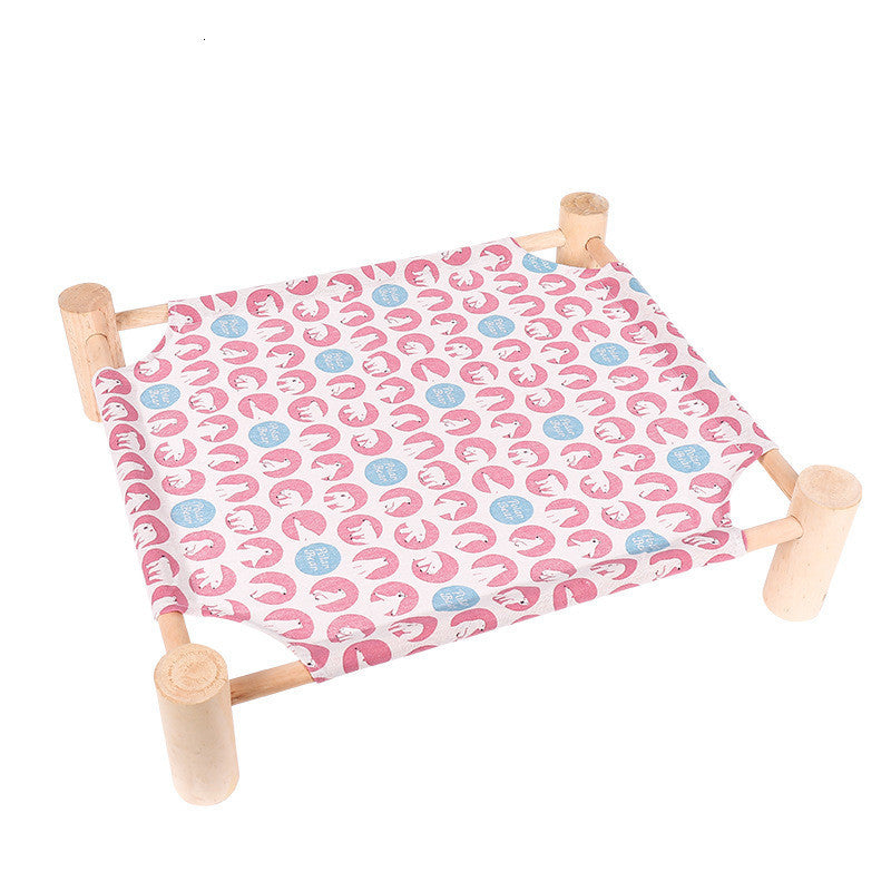 Pet Camping Bed - Premium Four-Season Wooden Kennel for Pets - Woofcuties