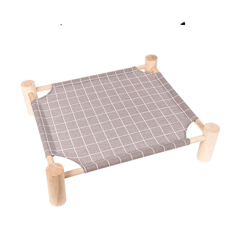 Pet Camping Bed - Premium Four-Season Wooden Kennel for Pets - Woofcuties