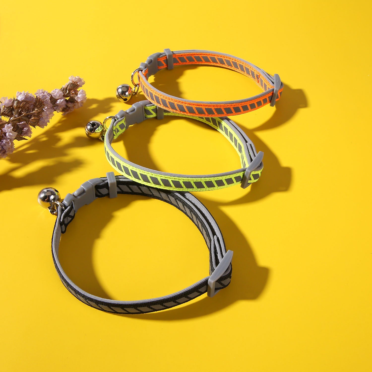 Radiant Reflective Pet Collar with Plastic Buckle - Woofcuties