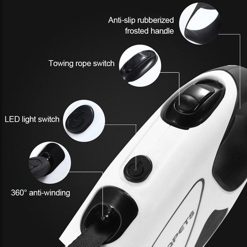 WoofCuties Radiant Retractable Leash Elite - Woofcuties