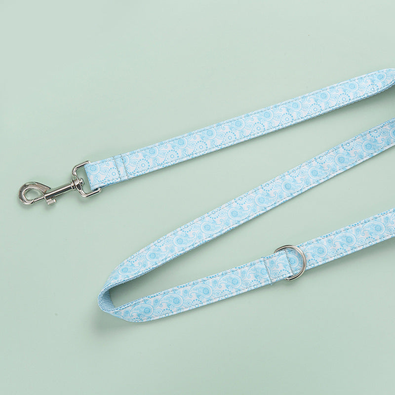 Premium Collar and Leash Set with Bow Accent - Woofcuties