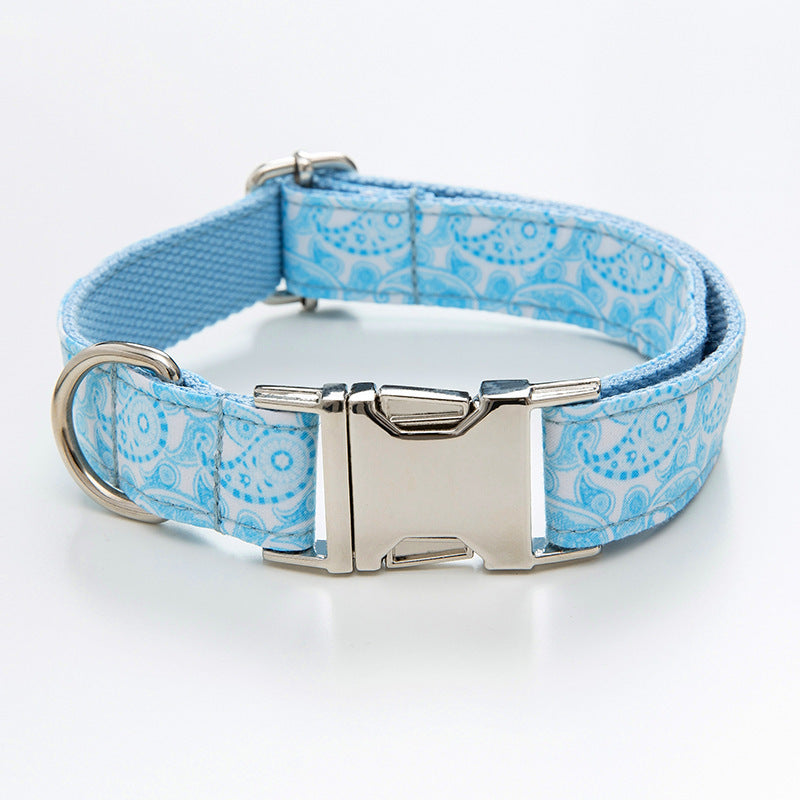 Premium Collar and Leash Set with Bow Accent - Woofcuties