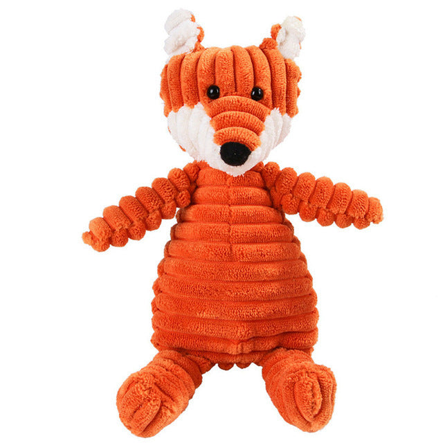 Vocal Animal Plush for Pet Dog Molar Teeth Cleaning - Woofcuties