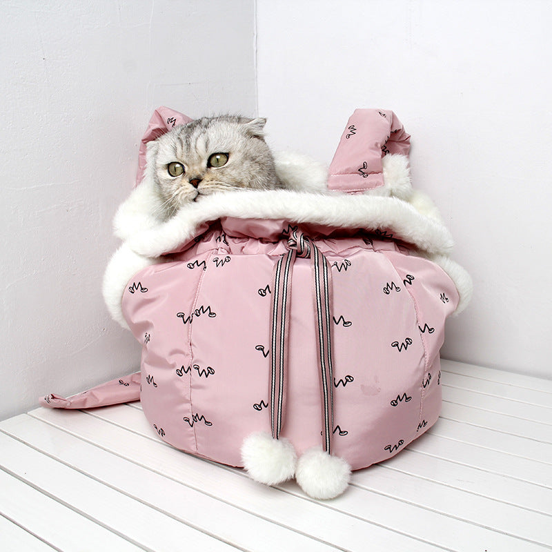 Luxuriant Winter Elite Pet Carrier Backpack - Woofcuties
