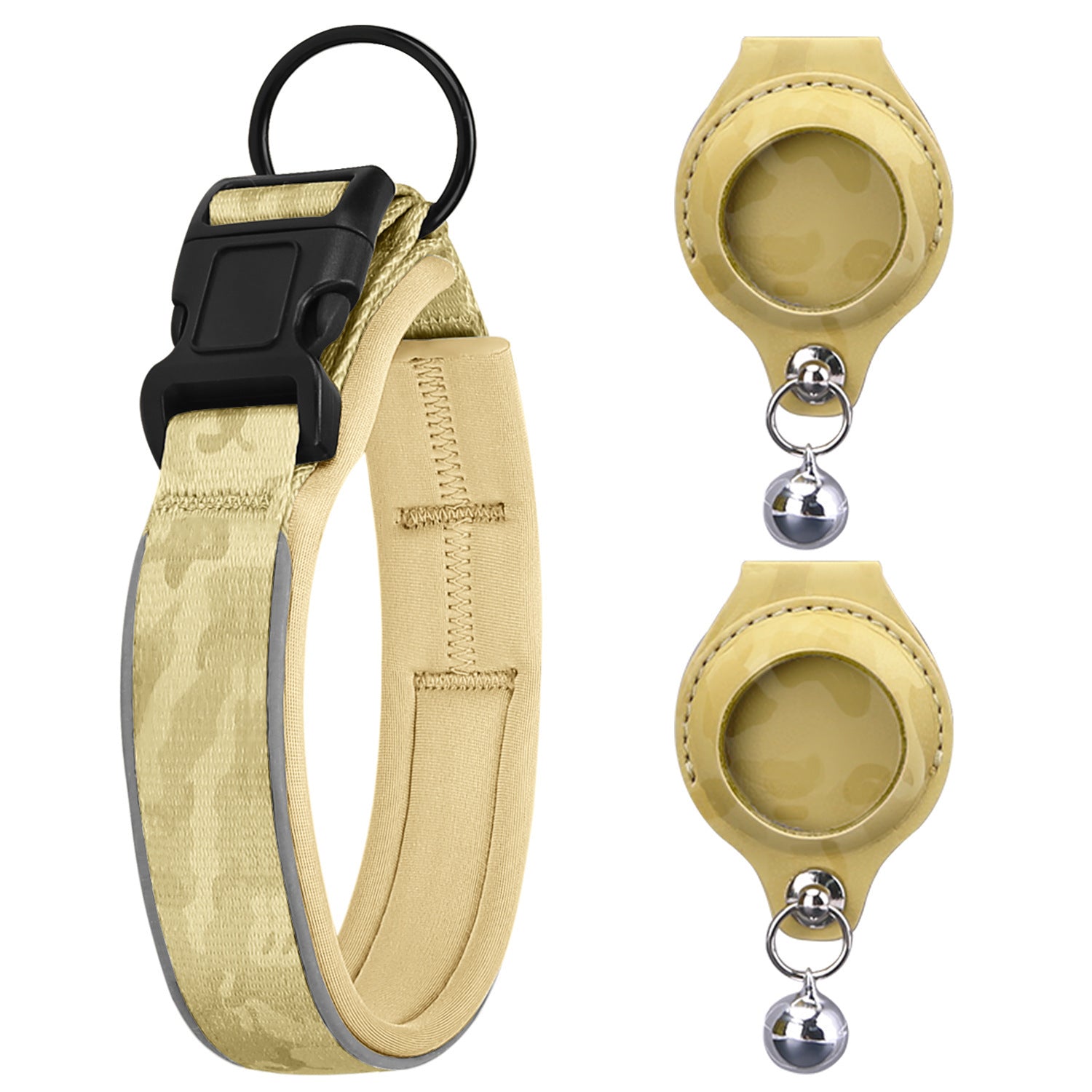 Splendid Leather AirTag Pet Collar Case - Woofcuties