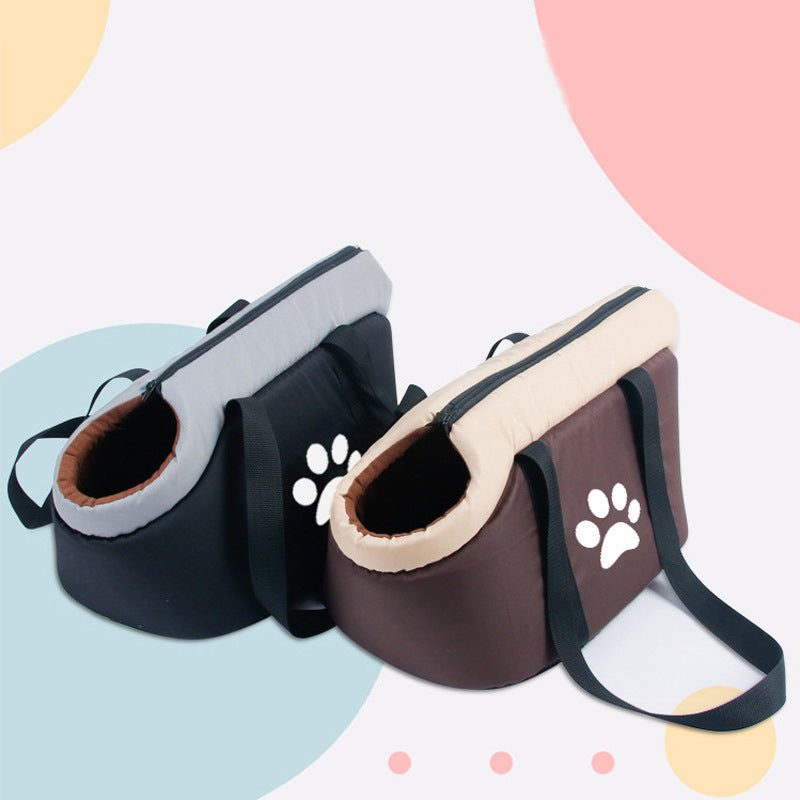 Luxuriant Cozy One-Shoulder Pet Pouch - Woofcuties
