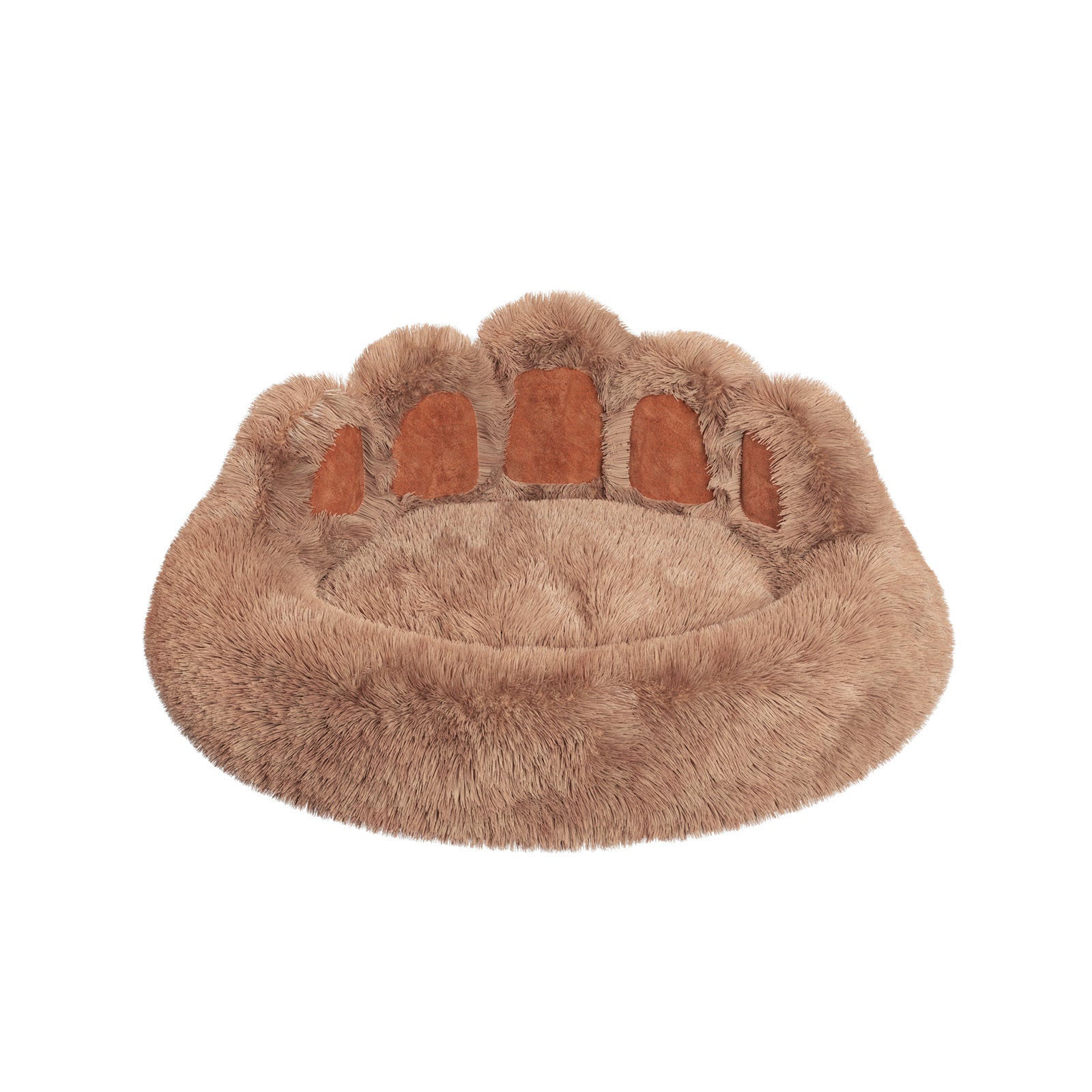 Cute Bear Paw Shape Pet Bed - Cozy Plush Bed for Small to Medium Pets - Woofcuties