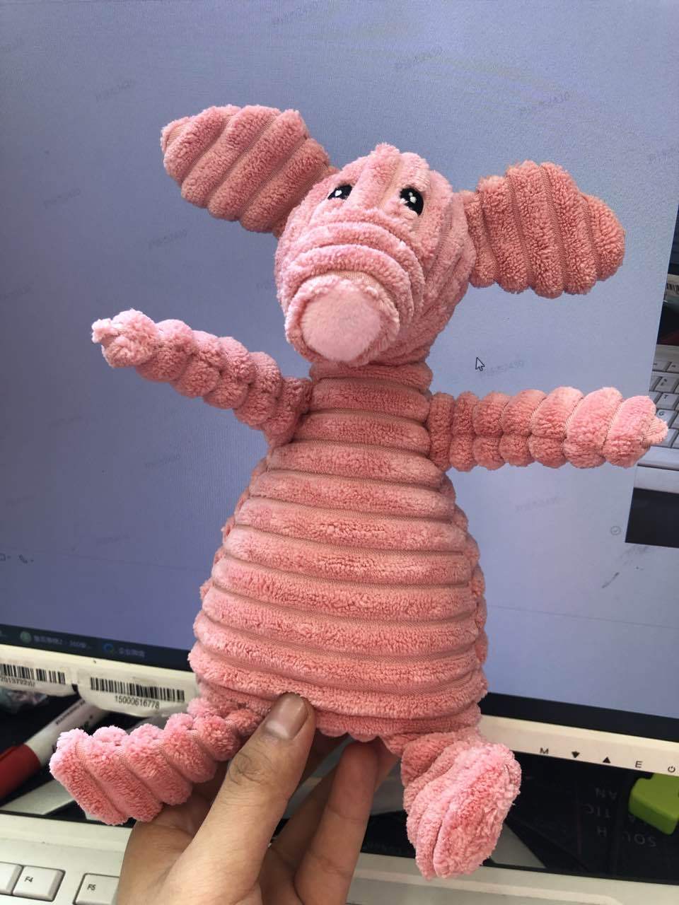 Vocal Animal Plush for Pet Dog Molar Teeth Cleaning - Woofcuties