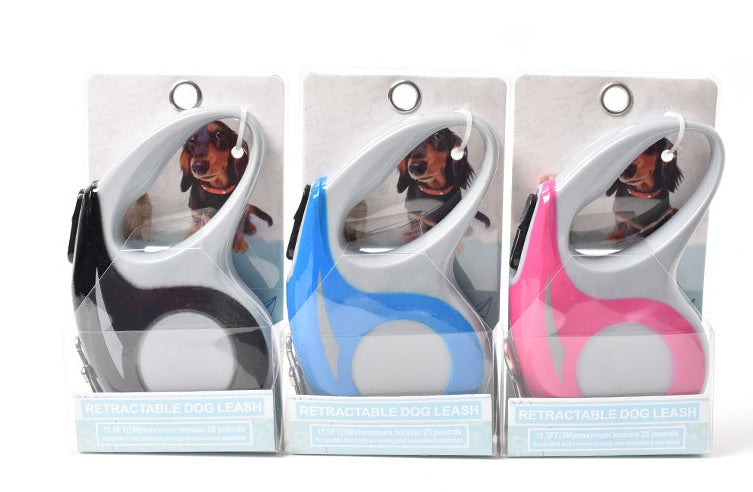 WoofCuties Opulent Stretch-Retract Pet Leash - Woofcuties