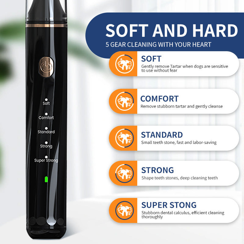 Ultrasonic Pet Teeth Cleaning Device - Premium Oral Care Tool - Woofcuties